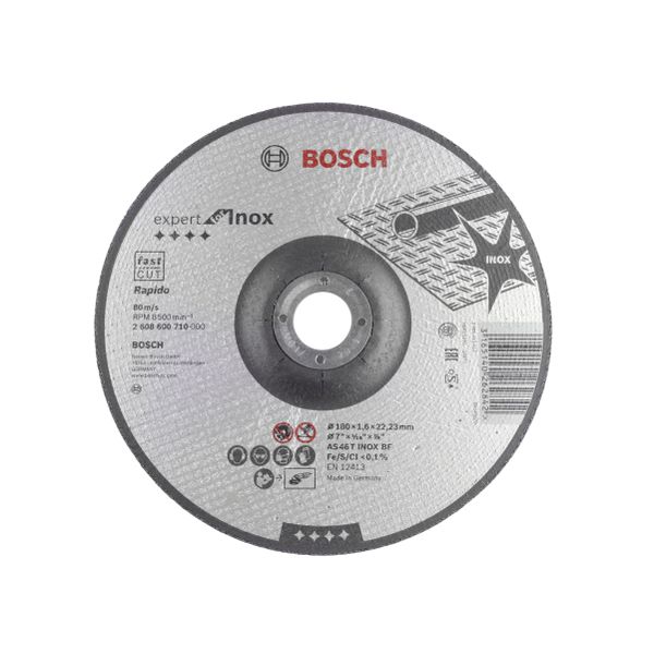 DISCO CORTE INOX 180MMX1,6 BOSCH EXPERT