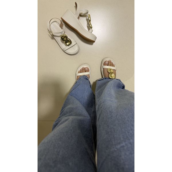 SANDÁLIA VALENTINA OFF WHITE