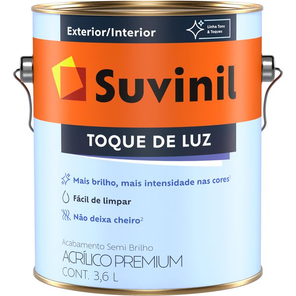 TINTA ACRÍLICA PREMIUM SEMIBRILHO BRANCO NEVE3,6L