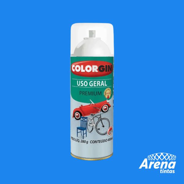 TINTA SPRAY PREMIUM USO GERAL AZUL MÉDIO BRILHANTE 400ML