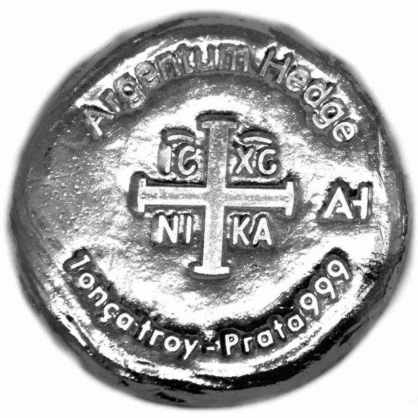 Pingo de Prata - 1 ozt - Argentum Hedge - Ag 999