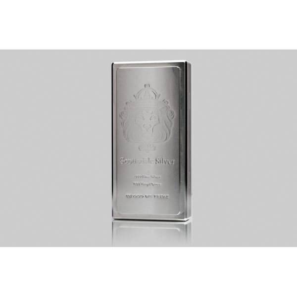 Barra de Prata Scottsdale King Stacker® 100 Oz Silver Bar