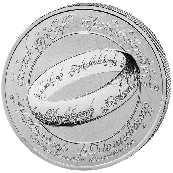 Niue 2021- Lord Of The Ring Ag999 1 Oz