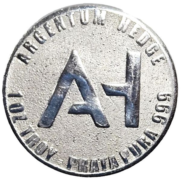 Round Argentum Hedge 1 ozt - 2024 - Prata 999