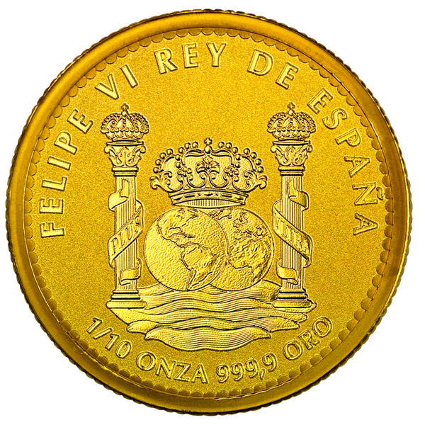 [PRÉ-VENDA] Moeda de Ouro 2025 - Espanha - Aguila Imperial Au999.9 1/10 oz BU