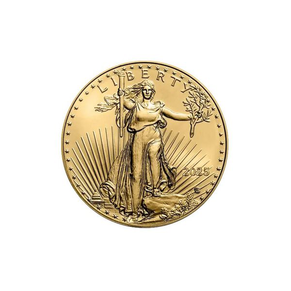 [PRÉ-VENDA] Moeda de Ouro 2025 - EUA - Gold Eagle Au 916 1/10 oz BU