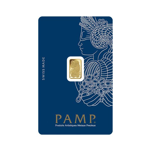 Card Individual Barra de Ouro 9999 - Pamp 1 gr 
