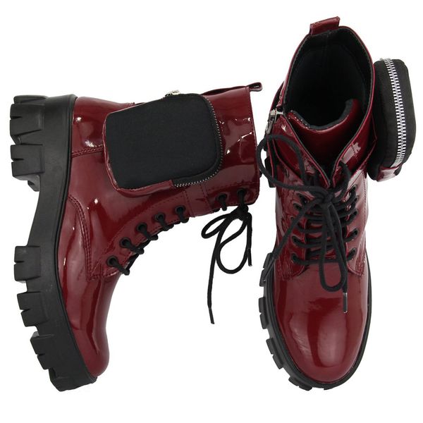 Coturno verniz vermelho on sale