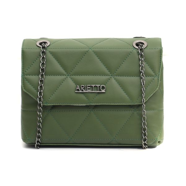Bolsa Jade Bordada Feminina Verde Militar