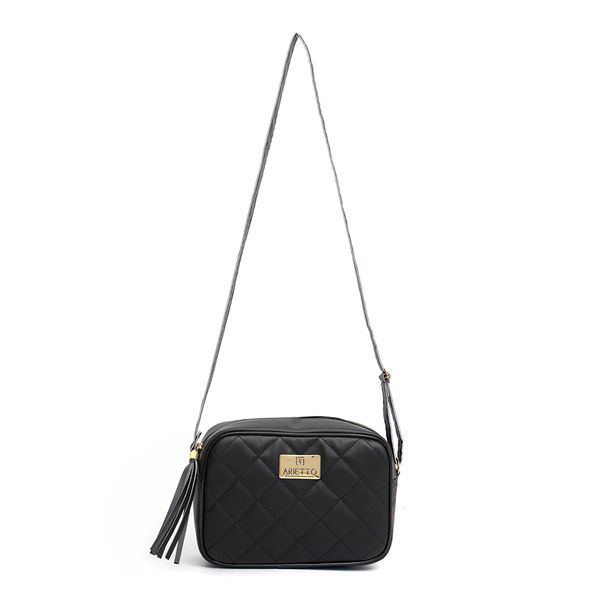 Bolsa Transversal Feminina Camile Preta Arietto