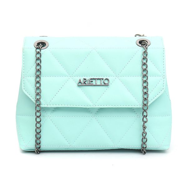 Bolsa Jade Bordada Feminina Verde Água