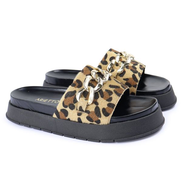 Papete Feminina Corrente Lucia Sola Alta Onça