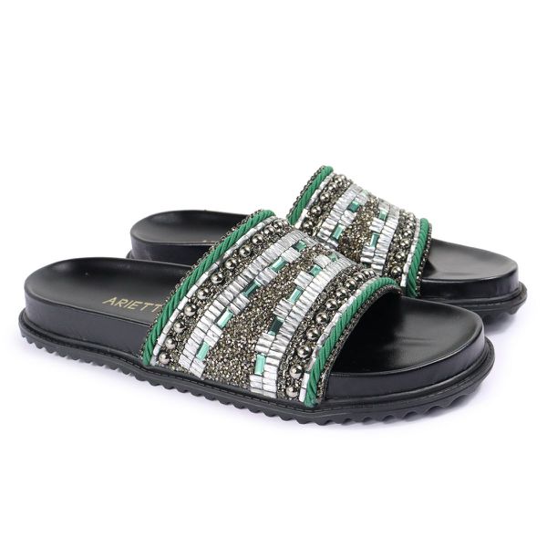 Papete Feminina com Pedraria e Brilho Yumi