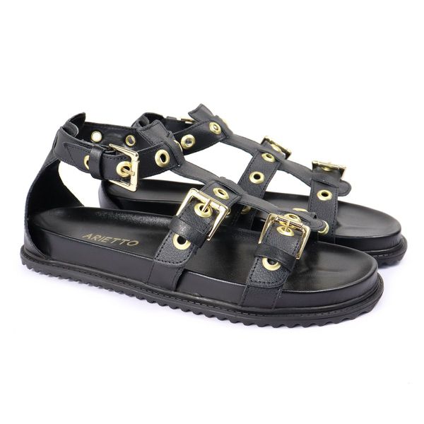 Sandalia Papete Sola Baixa Lila Preto