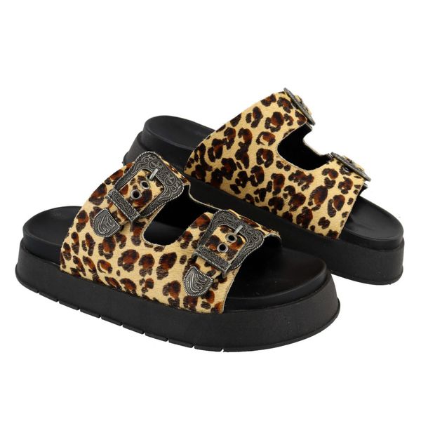 Sand lia Flatform Animal Print On a Arietto
