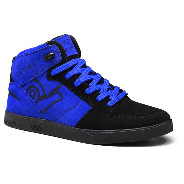 Tenis azul e preto discount