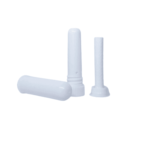 Inalador Nasal Plástico P/ Óleos Essenciais Kit c/2 - Branco