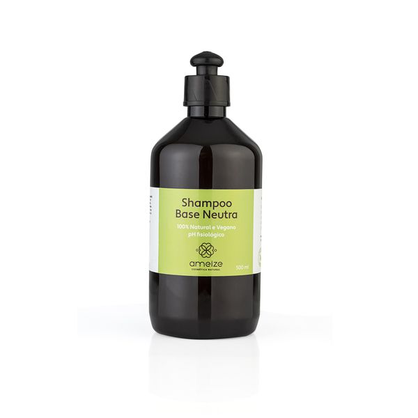Shampoo Neutro Para Personalizar 100% Natural e Vegano 500ml