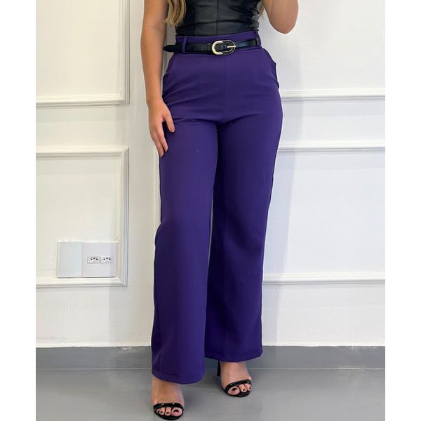 Calça Alfaiataria Paris Roxo - Arpaia