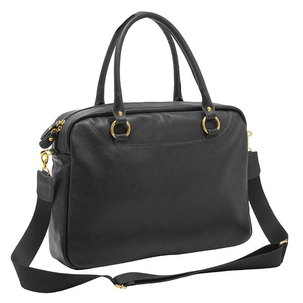 Pasta Executiva para Notebook Em Couro Legítimo 8700 Preto 