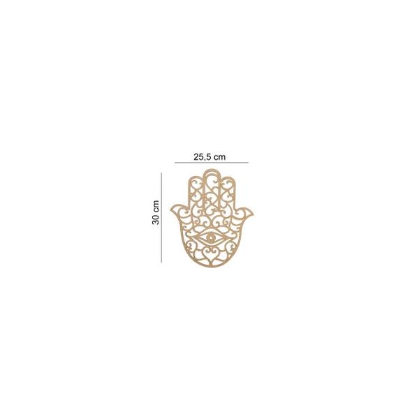 Mandala Mão Hansa Gande (Mão de Fátima)