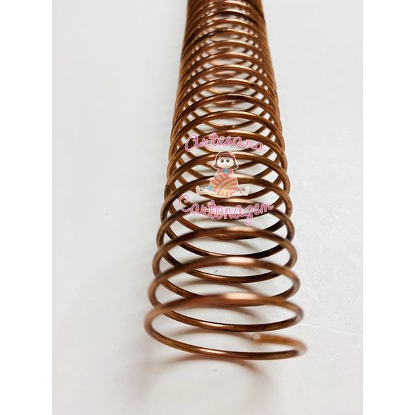 ESPIRAL DE AÇO ROSÉ 1 1/4 ” ( 31,7 MM) – 1 UNIDADE