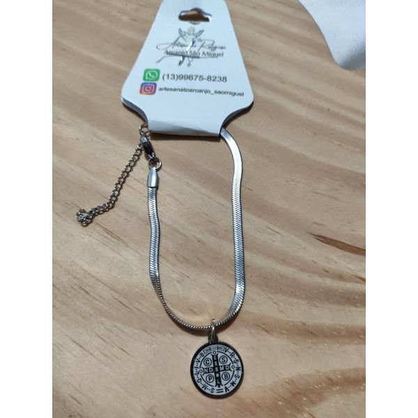 Pulseira São Bento Prateada