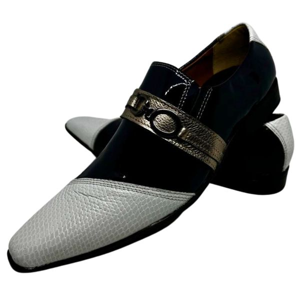 Sapato Masculino Italiano Em Couro Texturado Ref: D 1000 Outlet