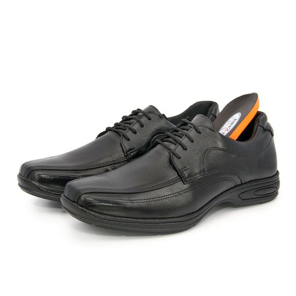 Sapato Masculino Italiano Executivo em Couro Preto Verniz Ref: 451-0001PE