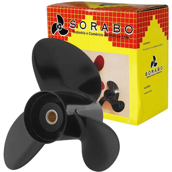 Hélice Mercury Americano 18/25 Hp 10 3/8 X 13 Sorabo Preto