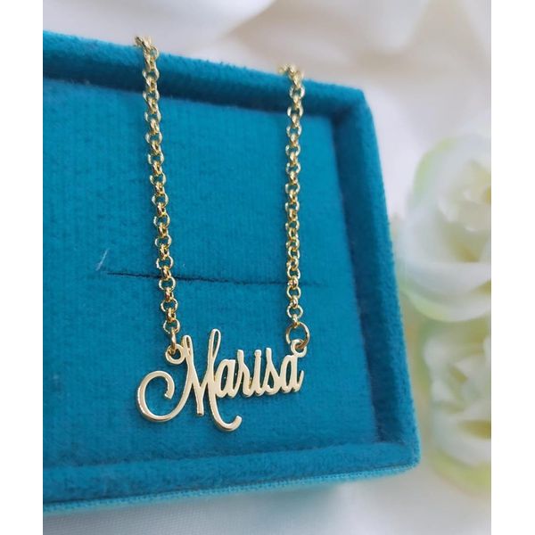 Colar Personalizado Elo Portuguesa Banhada a Ouro