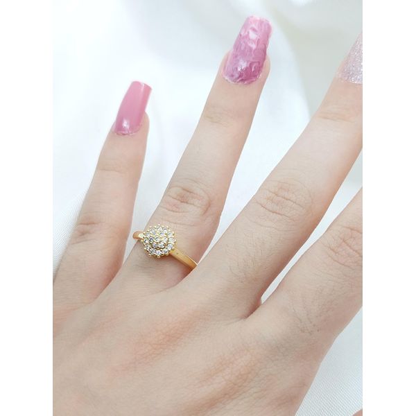 Anel Chuveirinho Banhado a Ouro