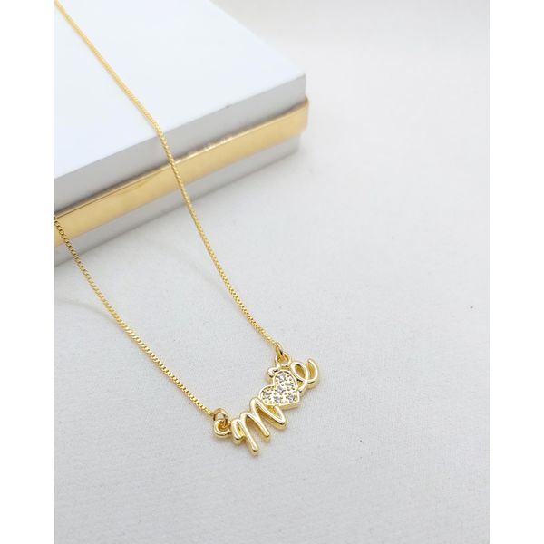 Colar Mãe Banhado a Ouro 
