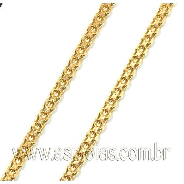 CO-21-Corrente em Ouro 18k Bismarq 2,8mm-45,0cm-6,45g