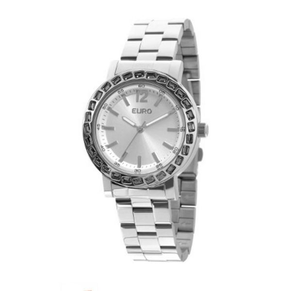 Relógio Feminino Euro Brilho Assimétrico EU2035XYZ/3K-Prata - ASP-RLG-1021