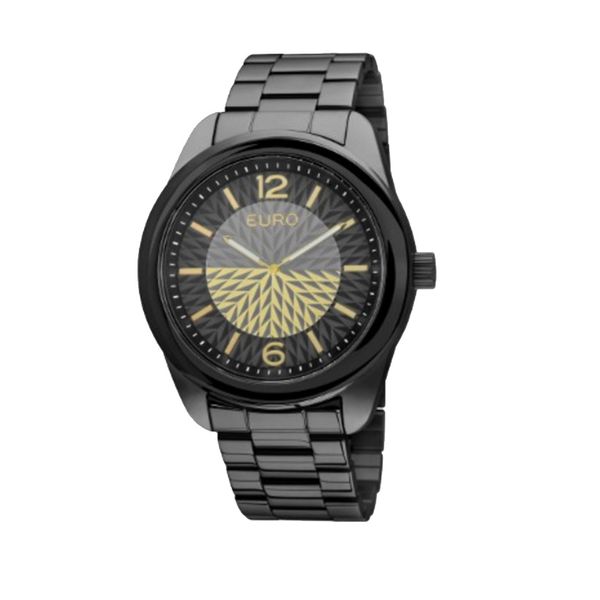 Relógio Euro Feminino Linha Fan Dourado - EU2034AM/4P - ASP-RLG-2790