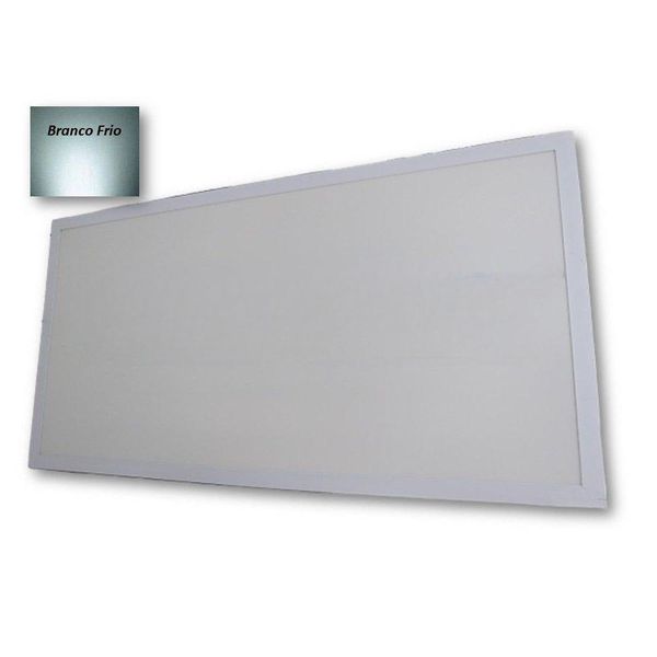 Luminária Painel Plafon Led 96w De Embutir 1,20x60 Branco Frio