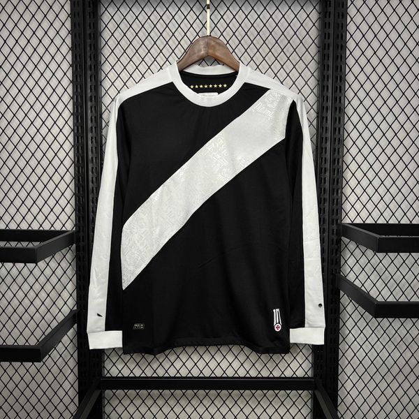 Camisa Manga Longa Vasco da Gama HOME I 2024/25 - Preta