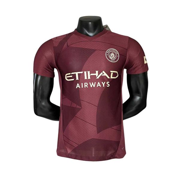 Camisa Manchester City Thrid III 24/25 Jogador - Vinho