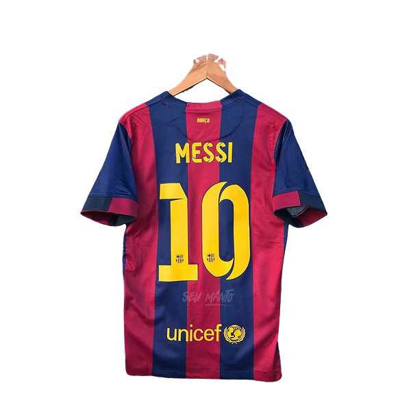 Camisa Retrô Barcelona Messi 10 - 2014/15