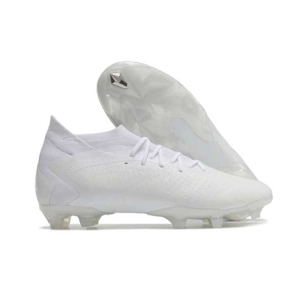 Chuteira Campo Predator (FG) - Branco (Com Cadarço)