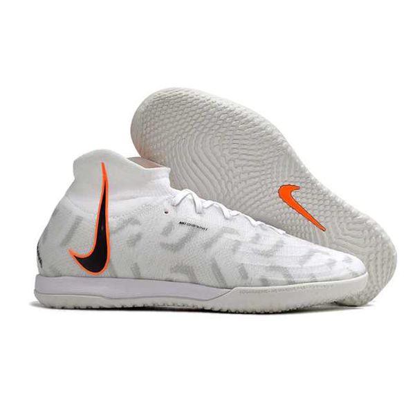 Chuteira Futsal Nike Phantom Luna (IC) - Branco/Laranja