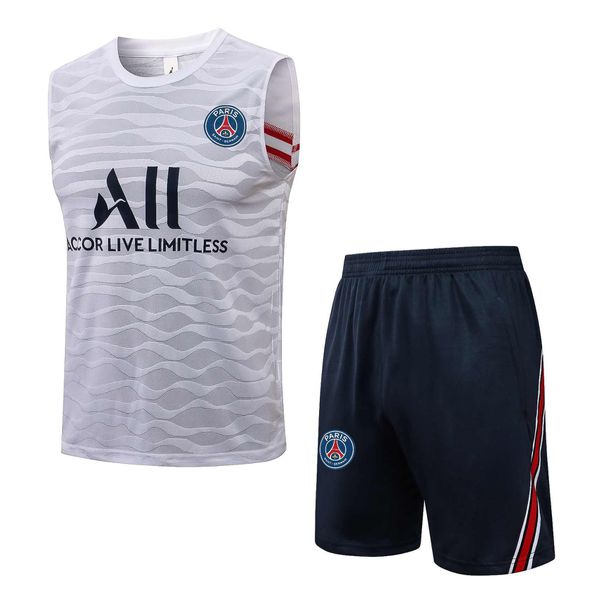 Conjunto Treino PSG Regata E Short 21/22 - SILKADO