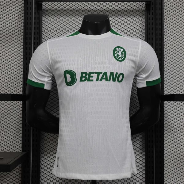 Camisa Sporting Lisbon Away II 24/25 - Jogador Masculino - Branca