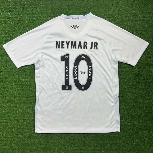 Camisa Santos Home I 25/26 - Branca - Torcedor Masculina Neymar Jr #10