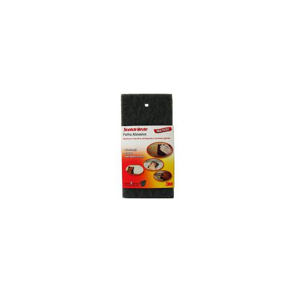 3M FOLHA ABRASIVA SCOTCH-BRITE FINA 110MMX225MM 