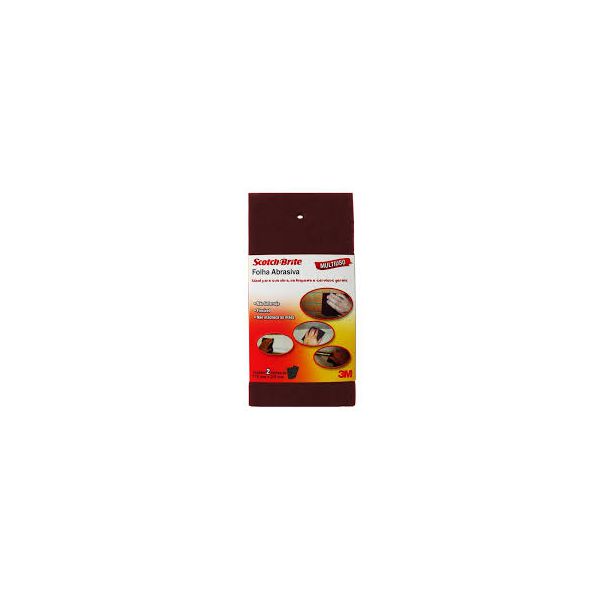 3M FOLHA ABRASIVA SCOTCH-BRITE MEDIA 110MMX225MM 