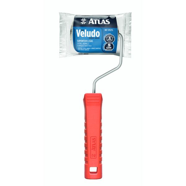 ATLAS ROLO VELUDO NATURAL 5CM 329/55