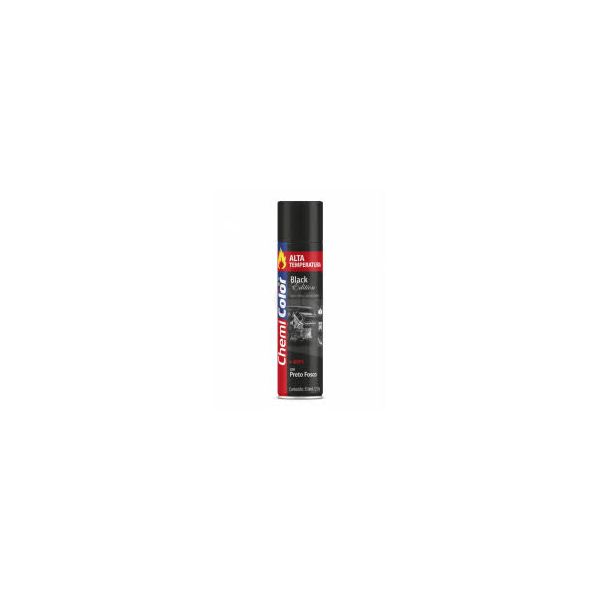 BASTON SPRAY CHEMICOLOR ALTA TEMPERATURA PRETO FOSCO 350ML