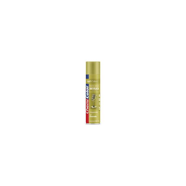 BASTON SPRAY CHEMICOLOR METALICA DOURADA 400ML